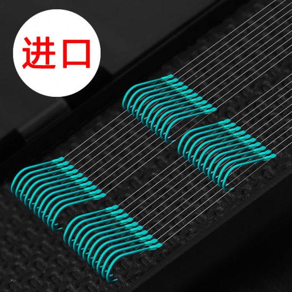 子线双钩成品鲫鱼专用2 4 5 6号进口3超细冬季袖钩绑好绣钩钓鱼钩