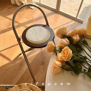 藤编复古折叠椅子小户型家用折叠餐椅阳台新款椅子不占地方的椅子