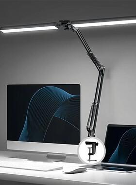 多功能LED双头台灯带USB插电家用卧室床头灯宿舍办公护眼新款台灯