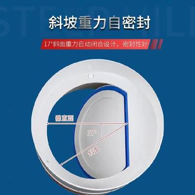 浴霸止回阀卫生间排风管道小口75PVC管排风扇80接头换气扇止逆阀