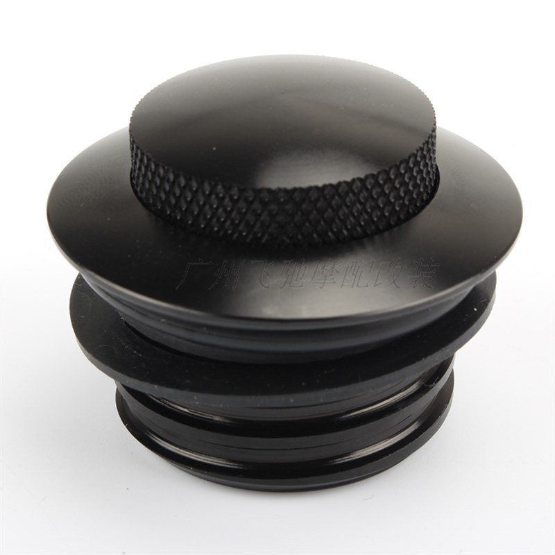 哈雷XL883/1200 X48 72戴娜 软尾改装隐藏 按压式 金属梅花油箱盖