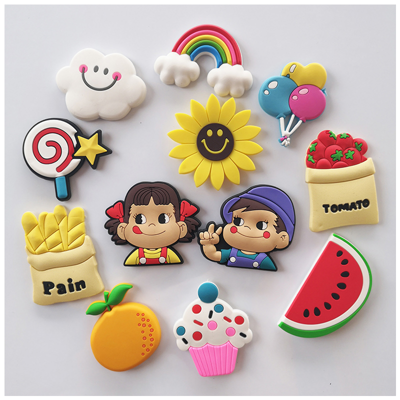 磁性创意3d立体冰箱贴磁贴软胶可爱卡通个性美化装饰贴磁铁吸铁石