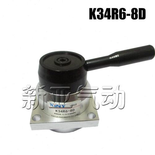 优质K34R6-8/K34R6-8D/K34R6-8L手转阀 三位四通 手动换向阀