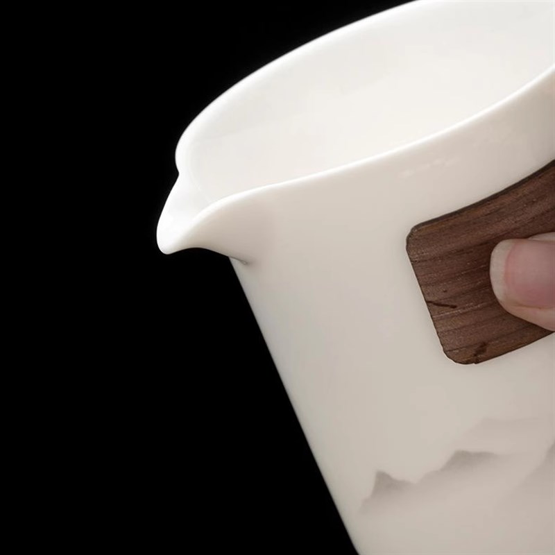 便携式旅行茶具套装高档羊脂玉白瓷快客杯户外陶瓷功夫泡茶壶茶杯