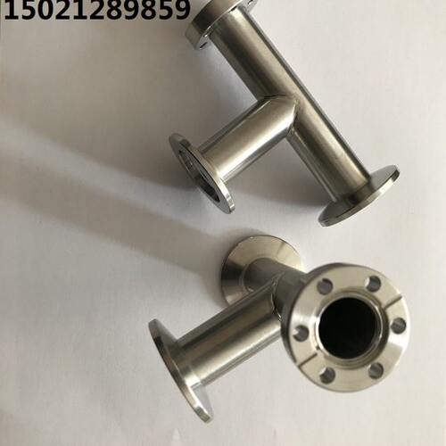 304CF法兰转KF法兰/CF真空变经三通/CF变KF三通/CF16-KF25-KF25