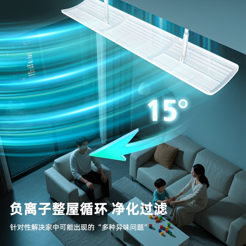 风管机中央空调出风口挡风板防直吹专用档挡板格栅通用神器导风板