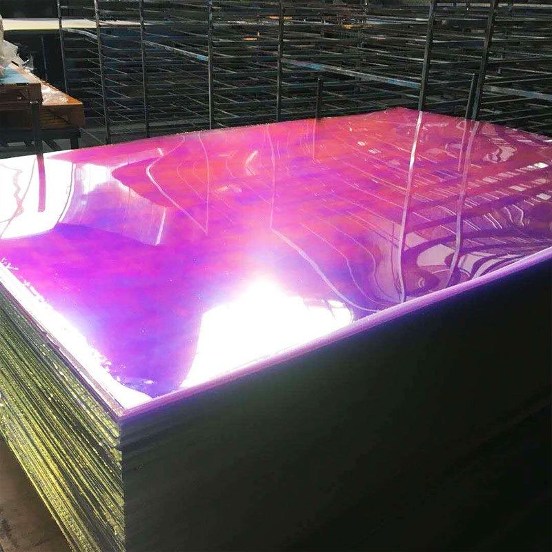 现货亚克力七彩透明板/彩虹板/瓷白炫彩板 有机玻璃量大从优