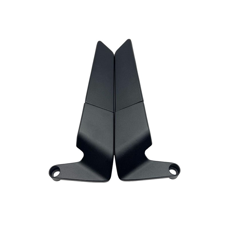 适用建设雅马哈飞致YS150 YS125改装定风翼后视镜 原座折叠后视镜