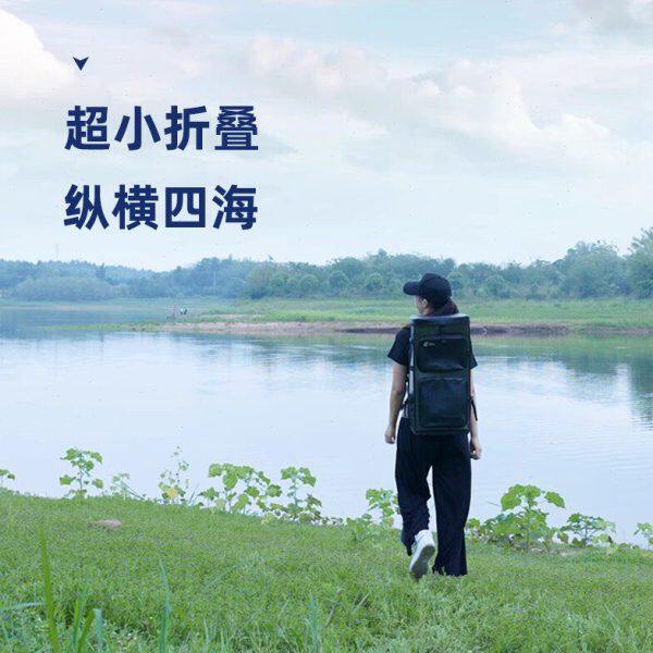 得渔钓椅包超轻折叠可躺便携钓鱼椅包户外坐躺凳子野钓自立式方包