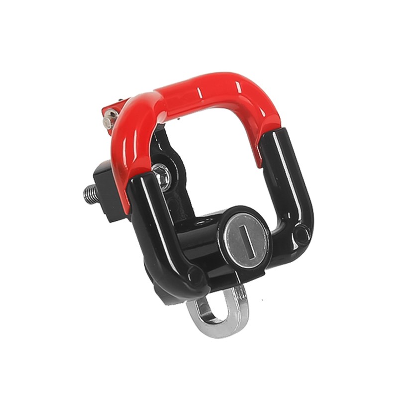 电动车挂钩带锁强力承重通用铝合金电瓶车头盔锁摩托车外卖挂物勾