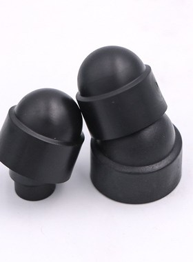 145pcs黑色六角螺母盖套装注塑盖型螺丝保护帽M4-M12螺栓防尘盖帽