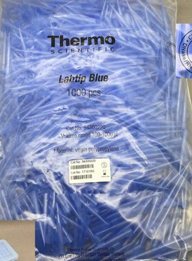Thermo赛默飞吸头 1ml 管嘴无热源 1000根/包 94300220芬兰产