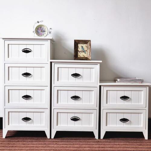 实木床头柜卧室多层抽屉式储物柜卫生间收纳柜防水斗柜客厅组合柜