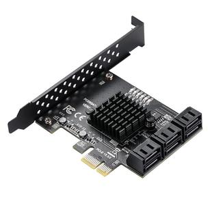 PCI E3.0GEN3转2口6口10口3.06G扩展卡ASM1166主控群晖