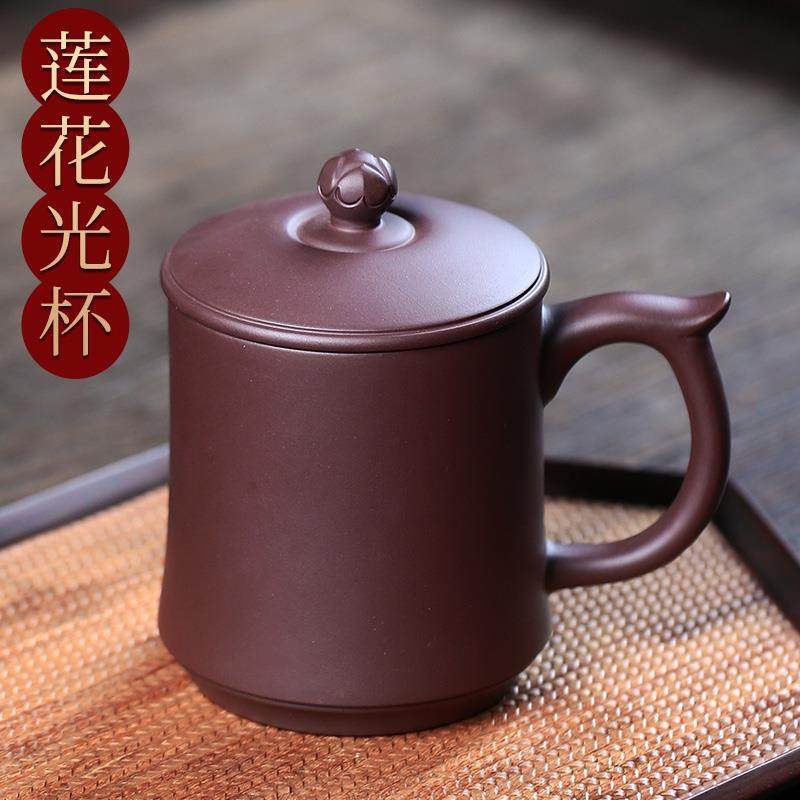 86M0宜兴紫砂壶茶杯男女士款纯全手工大容量办公室家用莲花盖,特色手工艺,其他特色工艺品,淘宝优惠券,粉丝福利购,淘宝优惠卷