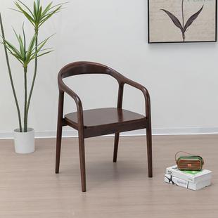 舒美特椅白蜡木椅子实木餐椅家用靠背办公室洽谈椅北欧椅子