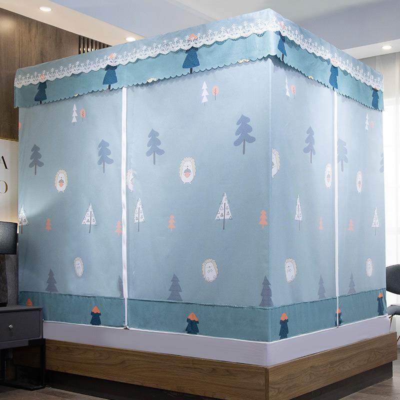 新款坐床蒙古包蚊帐家用儿童防摔公主风遮光防尘床帘方形床幔,电子元器件市场,其它元器件,淘宝优惠券,粉丝福利购,淘宝优惠卷