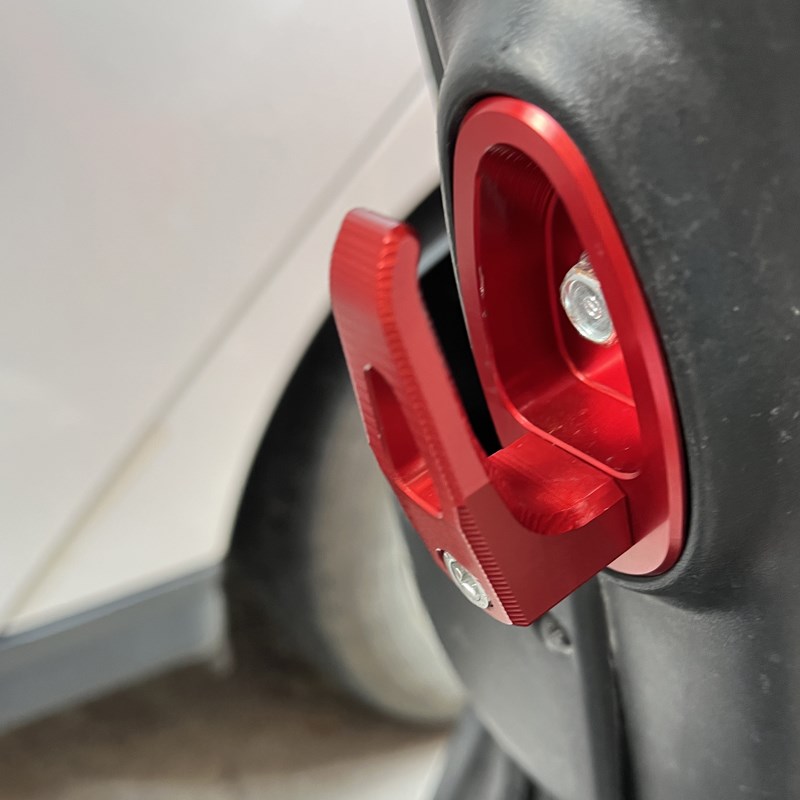 适用新大洲本田S07电动车改装铝合金挂钩前置承重挂物钩配件