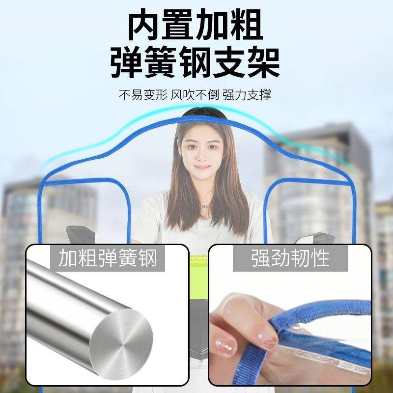 电动车挡风罩防雨防寒前挡风板透明电瓶摩托车高清电车四季挡雨膜