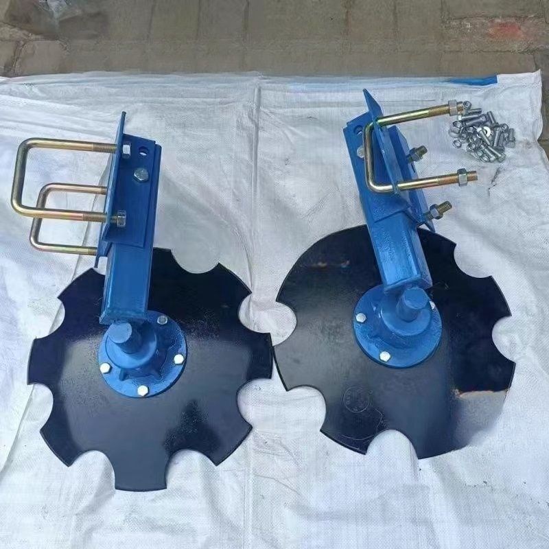 旋耕机改装手动调l节圆盘起垄扶背犁打埂器旋耕机扶埂器起垄器