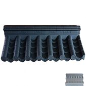 头单面一体屋树脂复古仿古4020墙瓦围墙小瓦30脊 瓦瓦带 脊新中式