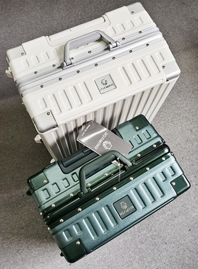 漫游ROAMING 22寸行u李箱铝框拉杆箱万向轮密码箱男女皮箱旅行箱