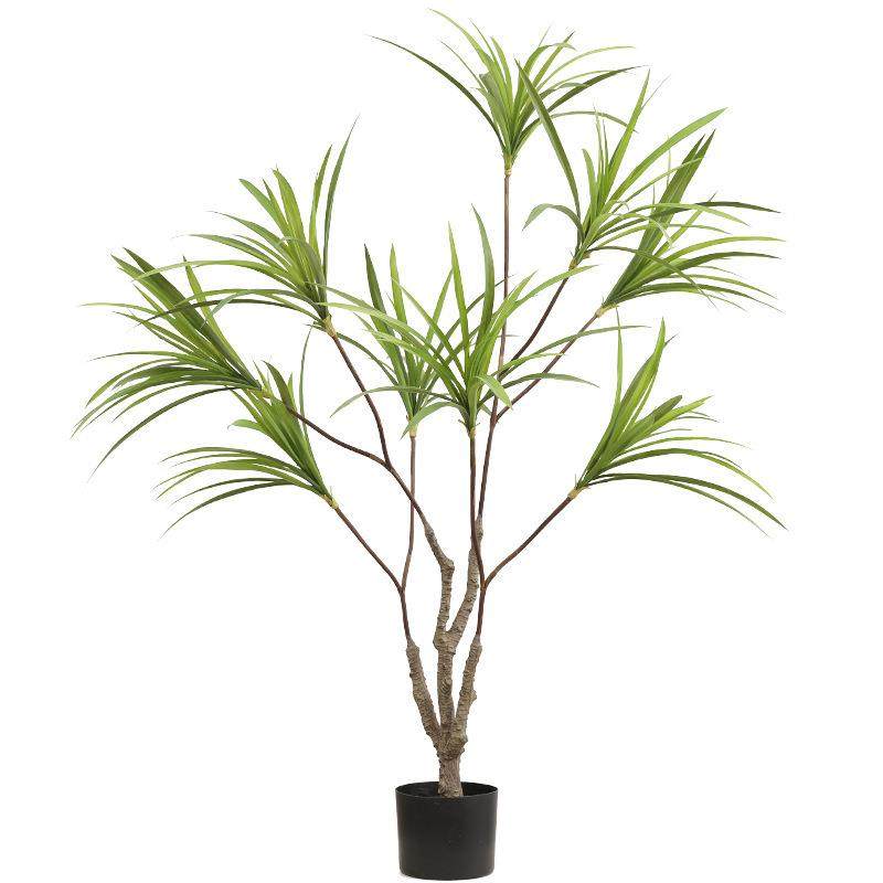 龙血树植物盆栽假树马尾铁千年木客厅橱窗落地家居装饰摆件绿植