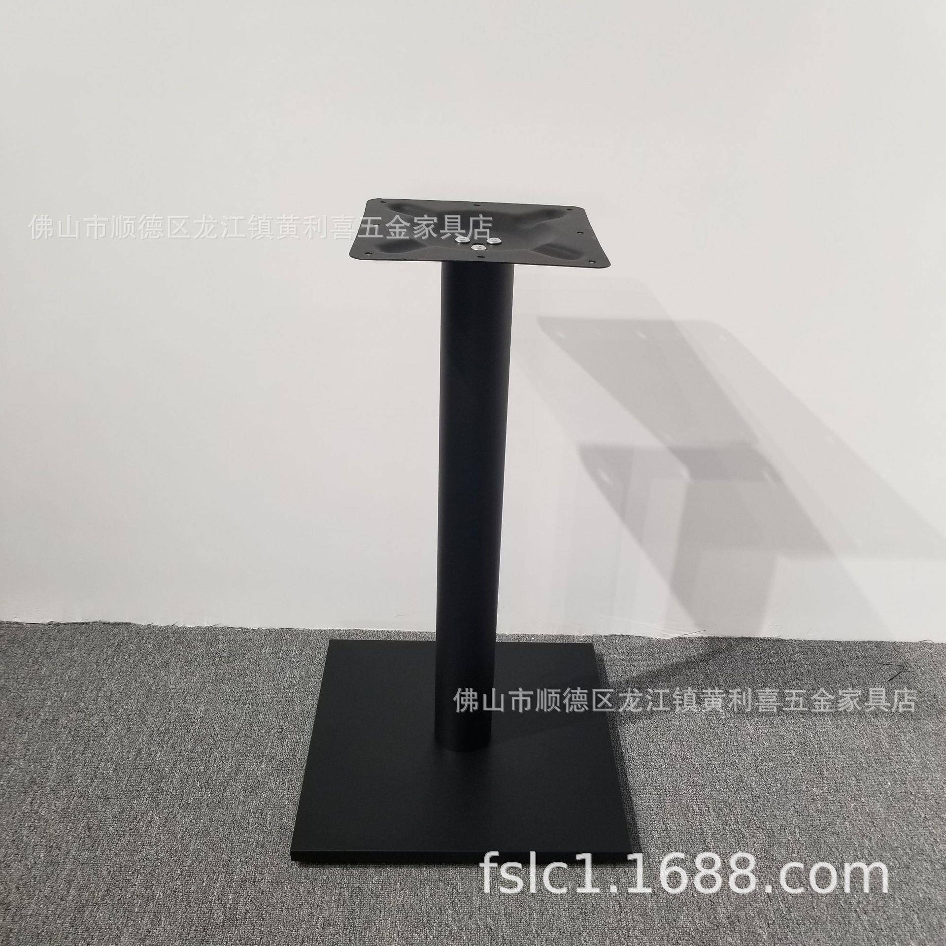 岩板餐桌腿铁艺桌腿餐厅简约餐桌五金桌脚家用客厅方形桌子桌子腿