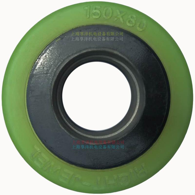 丰田堆垛叉车7FBR13边轮旁边轮子液压升高机支撑轮聚氨酯附加轮