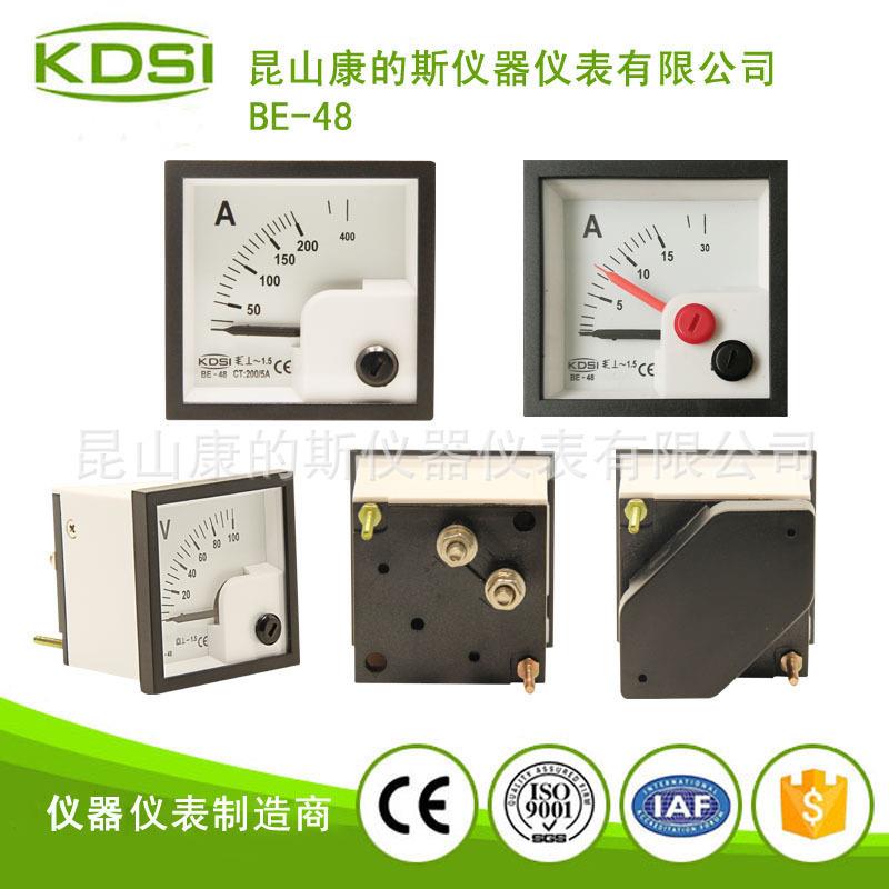 供应99T1同尺寸指针电流表BE-48AC50mA~50A电网柜设备仪表