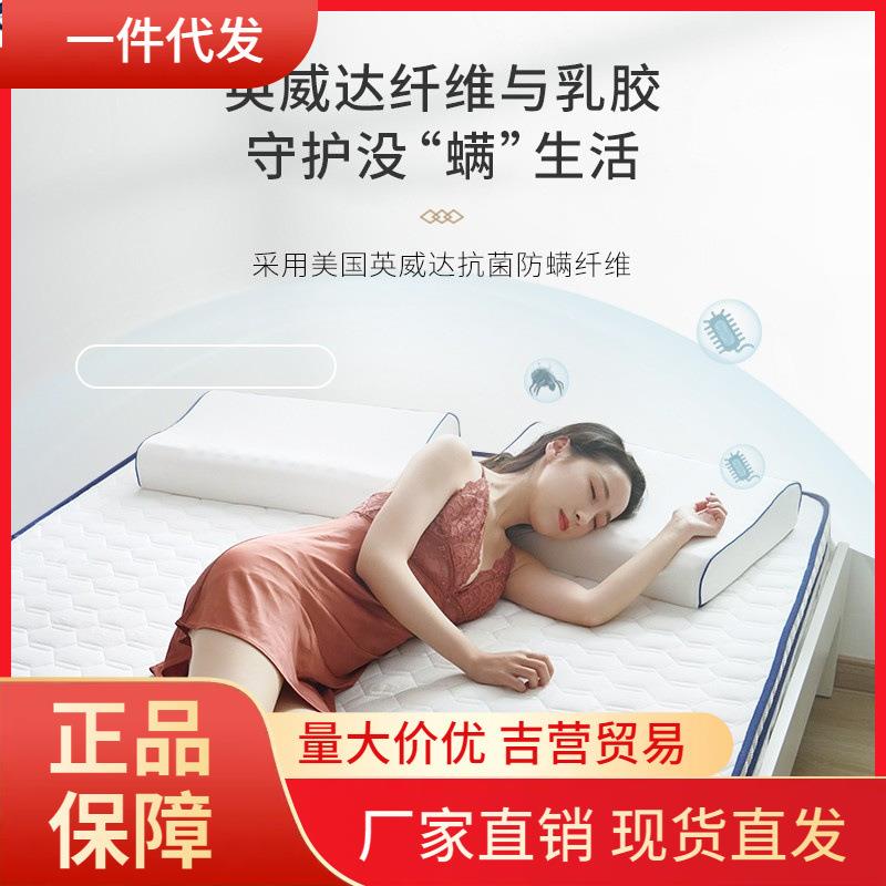 V45O乳胶床垫软垫家用双人床定制榻榻米垫子席梦思硬租房海绵地
