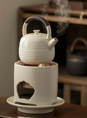 苏打釉煮茶壶炭炉电陶炉明火炭火烧水壶陶瓷茶具罐罐壶围炉煮茶器
