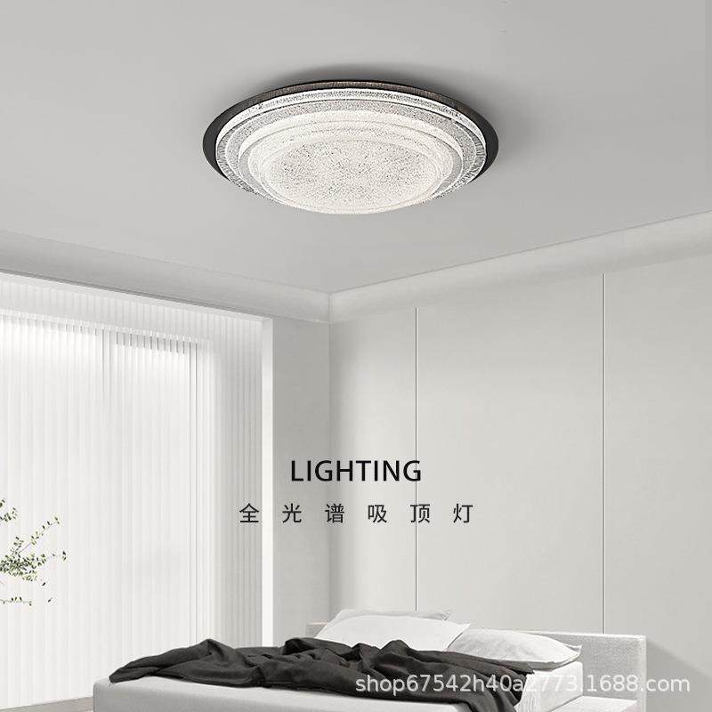 意式极简新款铂晶树脂吸顶灯现代创意个性圆形led简约卧室书房灯