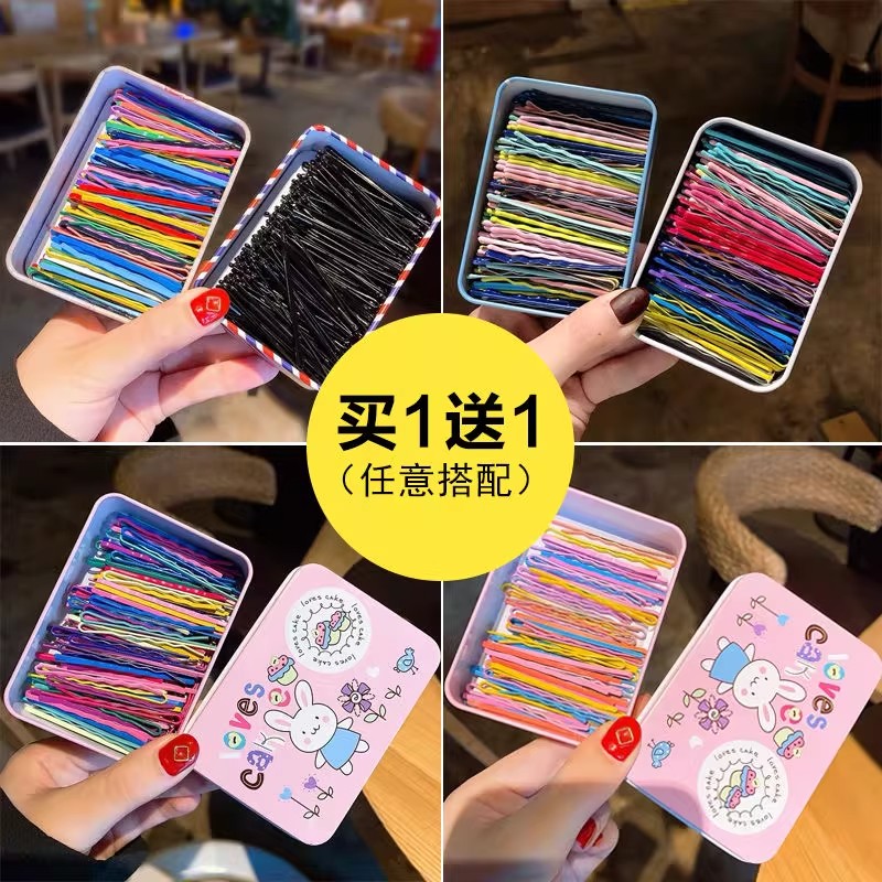 马卡龙色系儿童发夹后脑勺刘海一发饰