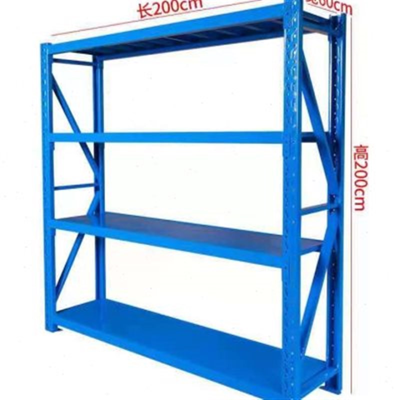 仓储货架仓库置物架多层储物层板式铁架子库房冷轧钢货架加层
