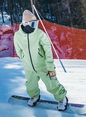 傲天极限2324款OSSACT男女款滑雪服背带裤套装穿搭工装裤防水透气