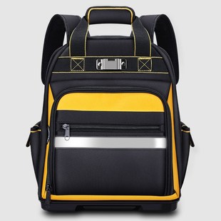 常胜客结实耐用工具包木工电工包多功能加厚帆布大容量双肩背包