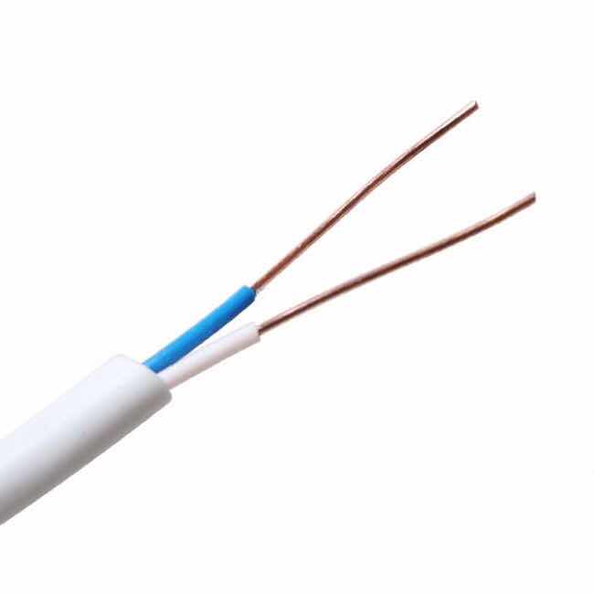 工程单股纯铜二芯电话线2x0.5工程电话线通信电线100米