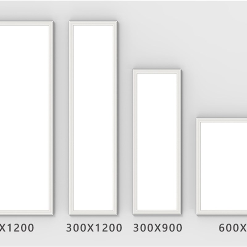 led平板灯600x600明装吸顶灯300x900x1200石膏板水泥顶吊线面板灯
