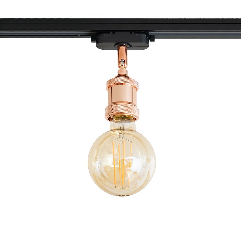 现代简约工业风店铺仿古轨道灯LED导轨灯明装超亮节能照明灯具