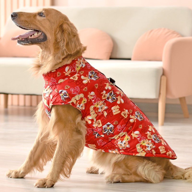 泰迪狗狗衣服秋冬装狗狗棉衣小型犬比熊中型犬金毛萨摩狗衣服冬装