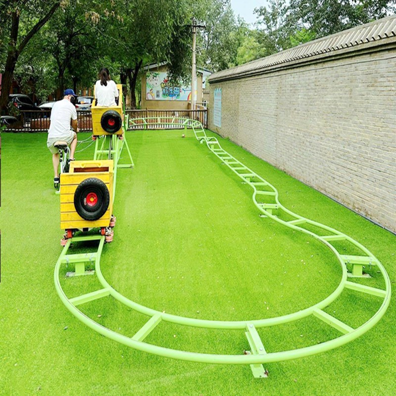 坑爹过山车网红景区亲子互动无动力小火车户M外游乐园设备厂家定