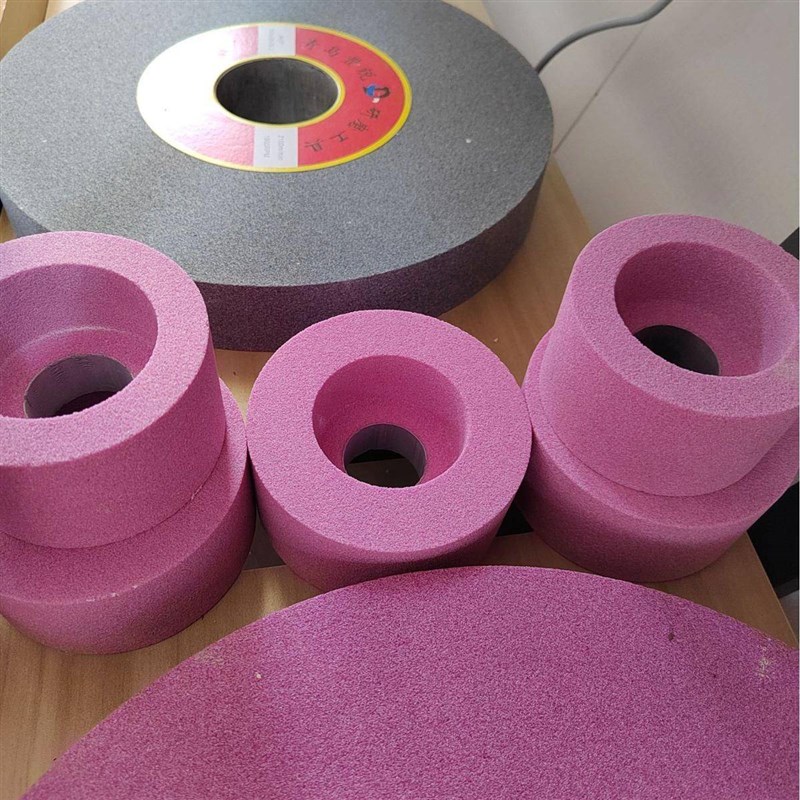 刚玉砂轮双b*斜边螺纹磨陶瓷轮工厂厂家砂625直铬供40010*203PA18