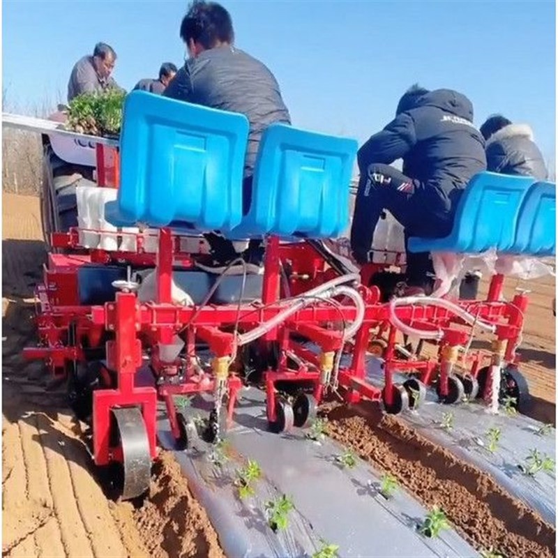 全自动秧苗移栽机四轮带农用玉米蔬菜G栽苗机多功能茄子辣椒西红
