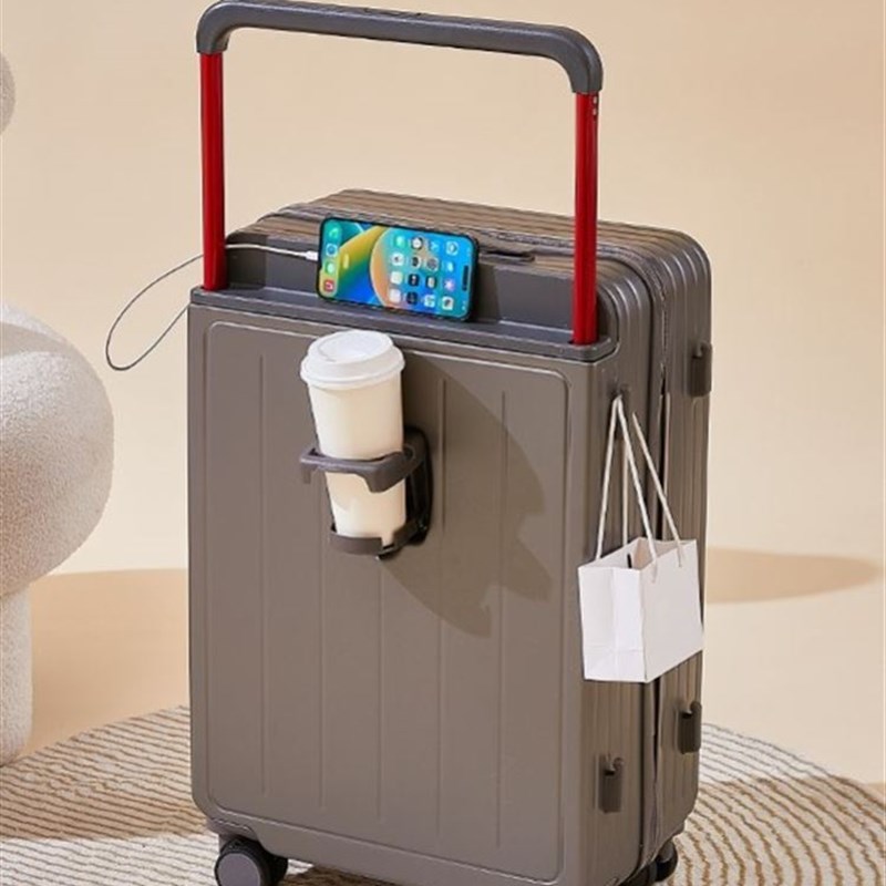 行李箱男生登机机箱宽拉杆密码箱万向轮拉杆箱多R功能旅行箱子耐