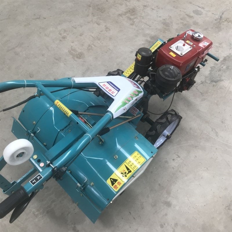 四驱微耕机后旋农用多功能直连B皮带轮传动新款大马力水冷柴油机
