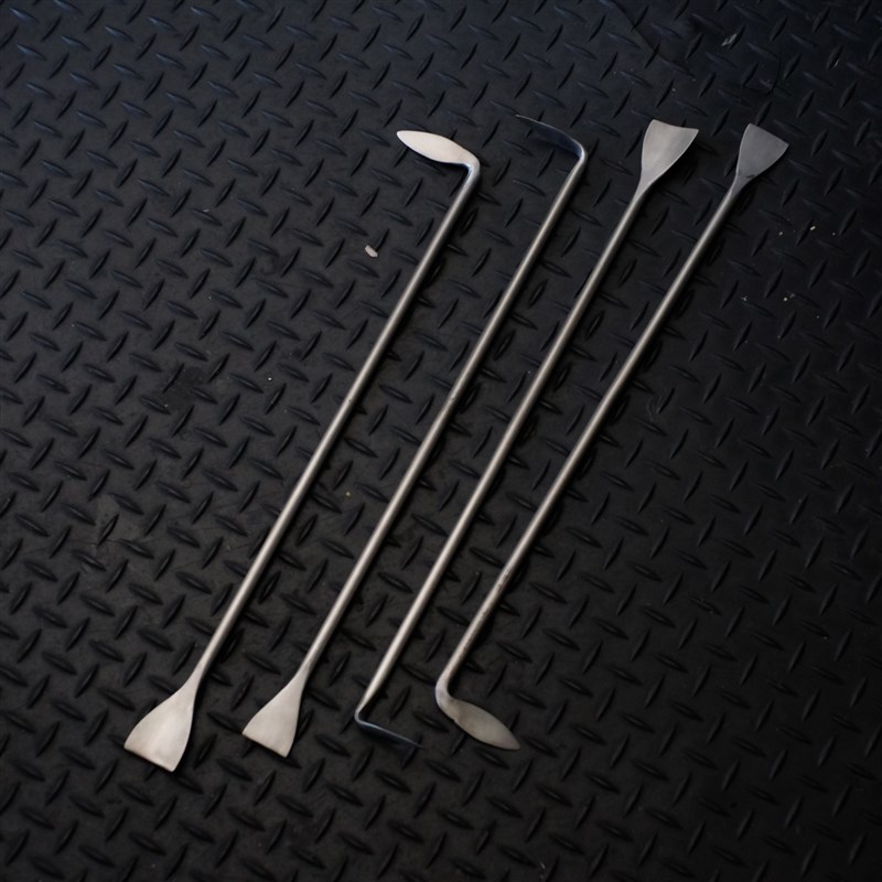 不锈钢手打双头割蜜刀老r式蜂桶圆桶蜂箱取蜜专用工具多功能铲刀