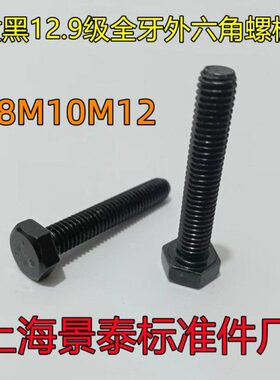 发丝全牙N93螺丝312.9M全DI碳710MB5级外六角G3螺柱M8黑8钢12螺栓