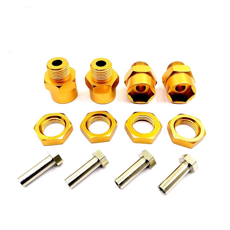 HSP1:10改h1:8/越野/大脚车轮胎12MM转17MM结合器15MM遥控车四驱