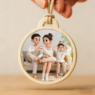 3D打印车载挂件书包挂件钥匙扣